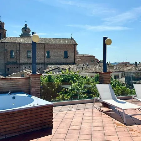 K04 - Castelfidardo, Monolocale Con Terrazza E Vista Panoramica Διαμέρισμα Castelfidardo